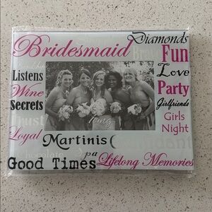 Bridesmaid Themed Photo Frame